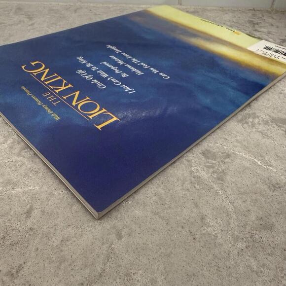 The Lion King Sheet Music for Piano Vocal Guitar Songbook Elton John & Tim Rice - Picture 5 of 7